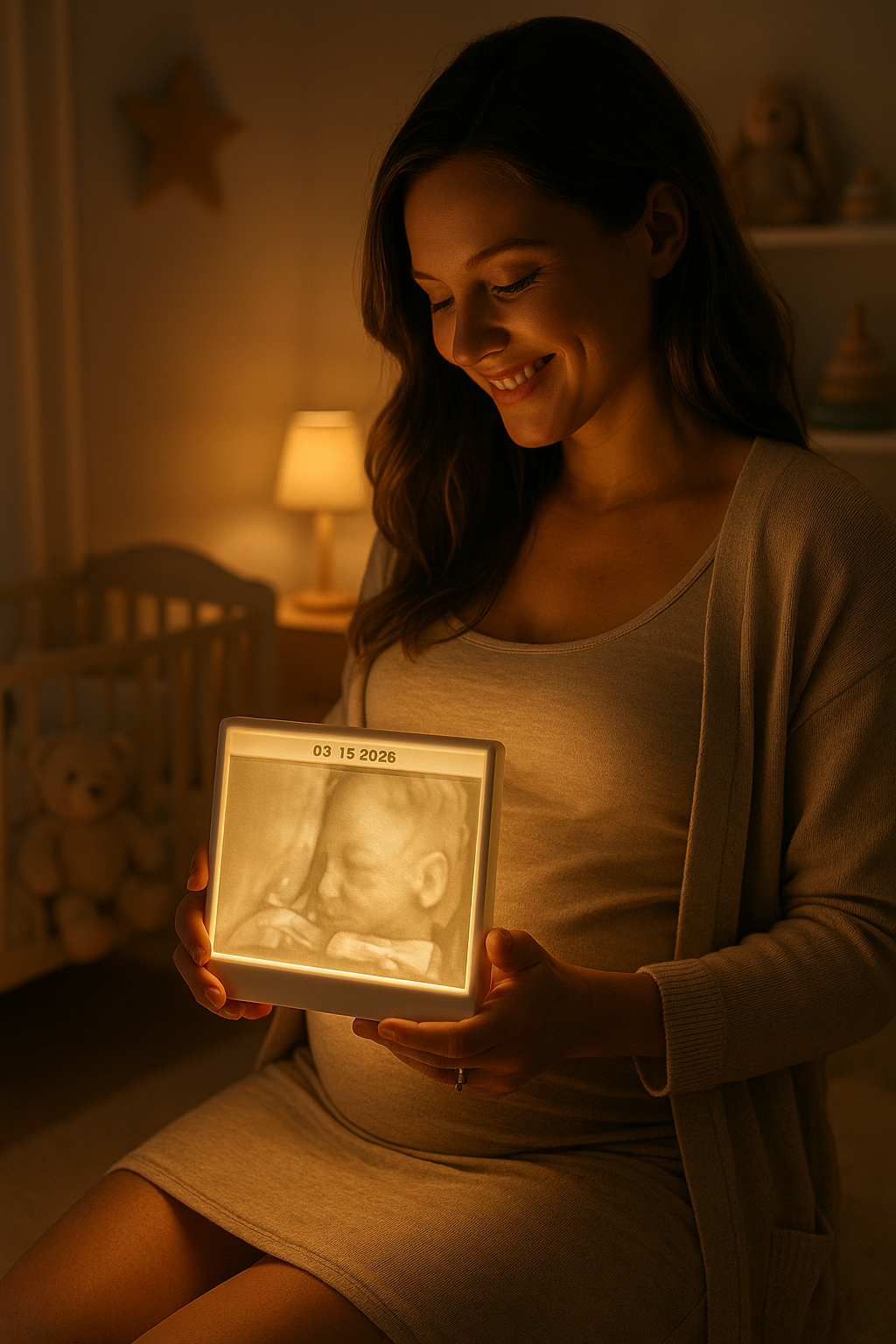 EchoGlow | Pregnancy Keepsakes Individually Crafted from Your Baby's Ultrasound Images